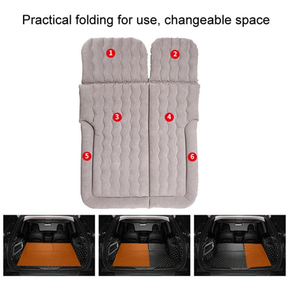 Inflatable Mattress For Car Travel SUV Rear Seat/Trunk, Color: Beige Dual-purpose Long Pier - Seat Accessories by buy2fix | Online Shopping UK | buy2fix