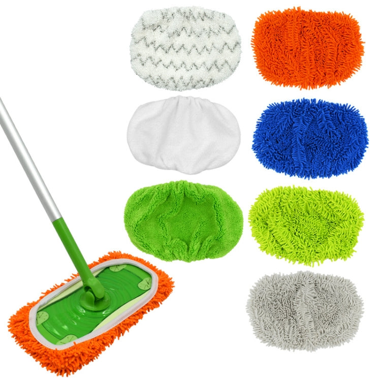 For Swiffer Sweeper and Other 10-inch Flat Mop Replacement Pads Chenille Green - Handheld Cleaner & Mops by buy2fix | Online Shopping UK | buy2fix