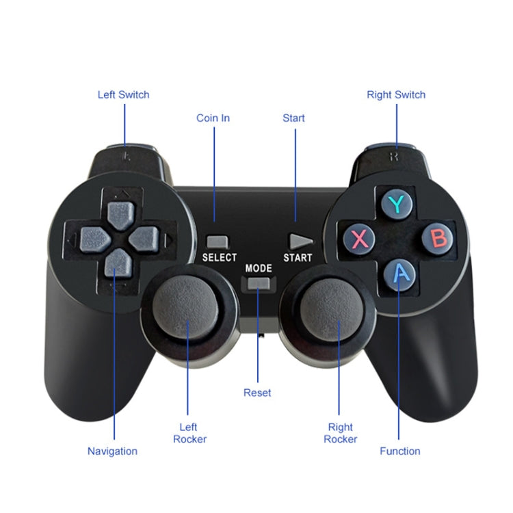 W8PRO 64G Dual System HD Wireless Joystick Retro Gaming Console With 36000+ Games AU Plug - Pocket Console by buy2fix | Online Shopping UK | buy2fix