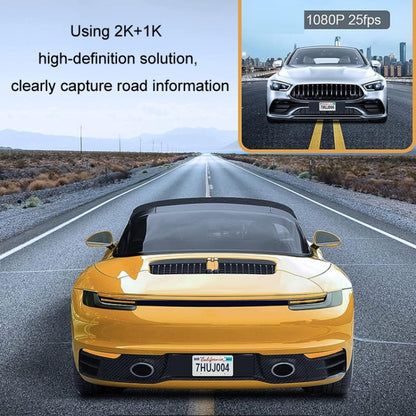 2K High-Definition Night Vision With Monitoring Driving Recorder, Specifications: Front And Rear - Car DVRs by buy2fix | Online Shopping UK | buy2fix