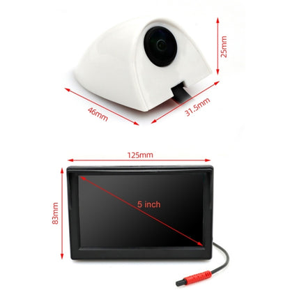 5 Inch AHD Video Monitor Car Reversing High-Definition Camera, Specification: No Video Recording + 720P Blind Spot - Rear View Cameras by buy2fix | Online Shopping UK | buy2fix