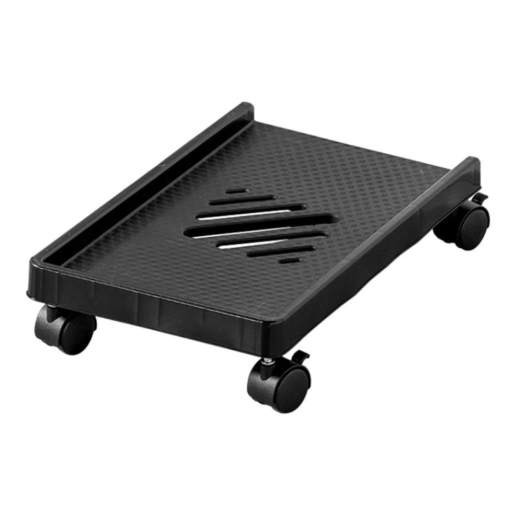 Computer Host Bracket Desktop Chassis Mobile Tray Base Heightening Rack with Pulley, Spec: Universal Wheel + Straight Wheel - Host Bracket by buy2fix | Online Shopping UK | buy2fix