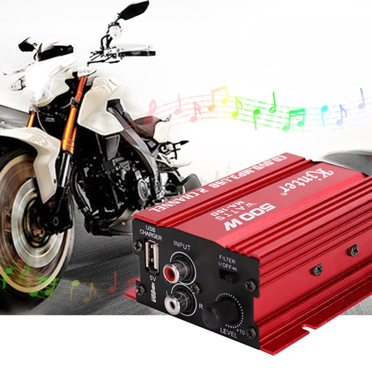 Kinter MA-150 Car Audio / Video 12V 2.0 Channel Mini Amplifier - Car Amplifiers by buy2fix | Online Shopping UK | buy2fix