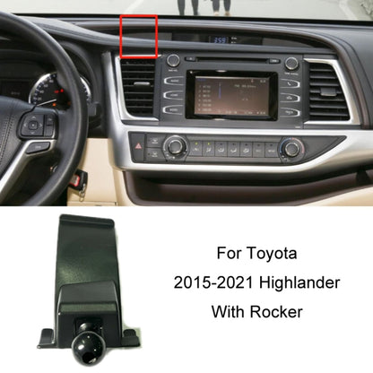 For Toyota Car Air Outlet Phone Holder Base, Model: 15-21 Highlander With Rocker - Special Car Holders by buy2fix | Online Shopping UK | buy2fix