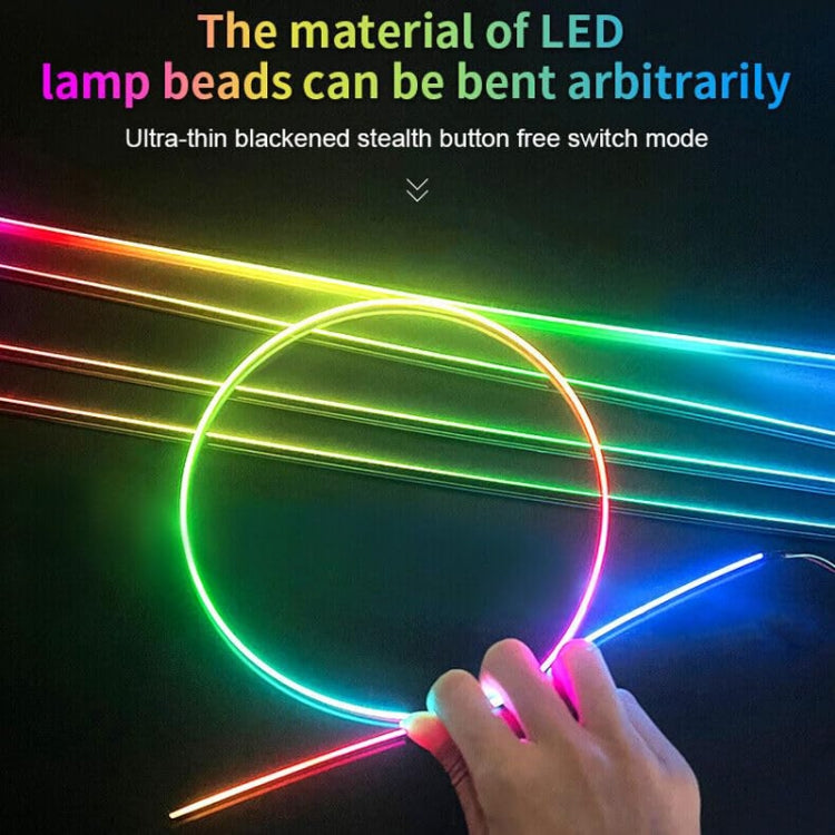 14 in 1 Car Hidden Acrylic LED Colorful Decorative Atmosphere Light Strip - Atmosphere lights by buy2fix | Online Shopping UK | buy2fix