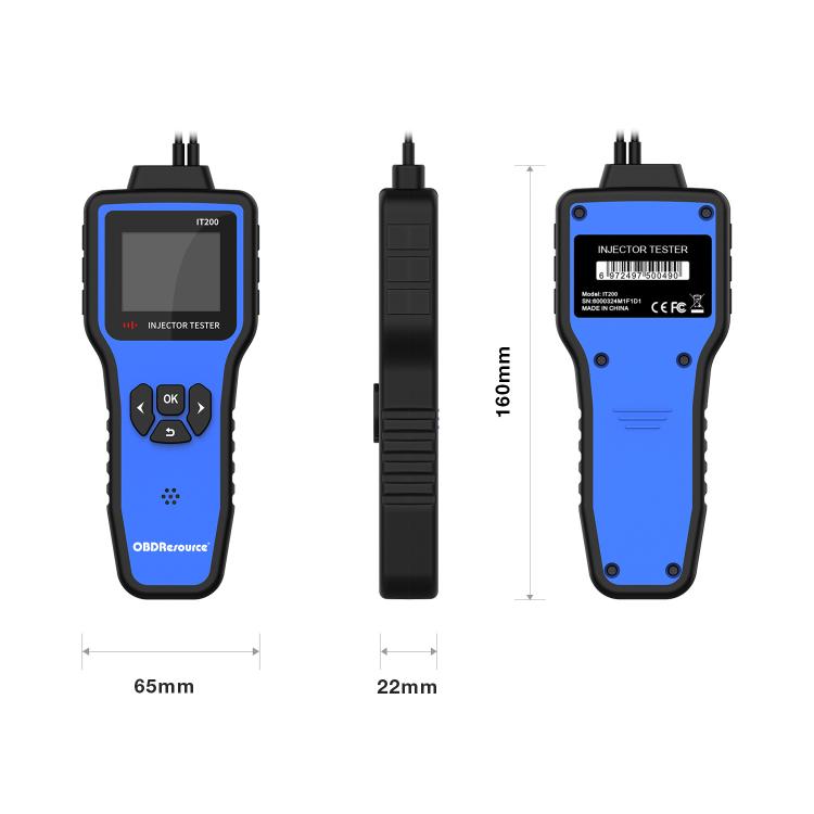 OBDResource 5V/12V Automotive Fuel Injector Custom Settings Dual Head Tester - Electronic Test by OBDResource | Online Shopping UK | buy2fix