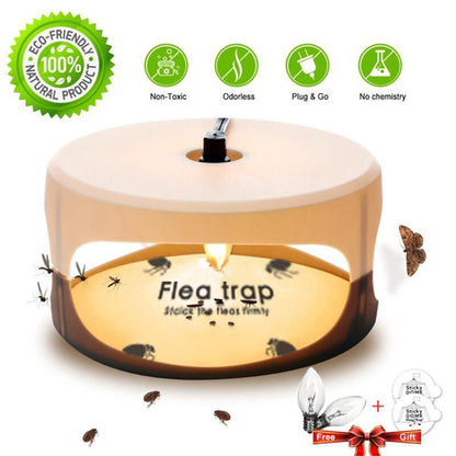 Flea Trap Pet Home Flea Lamp, Plug Type:AU Plug - Traps by buy2fix | Online Shopping UK | buy2fix