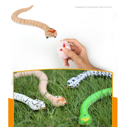 Tricky Funny Toy Infrared Remote Control Scary Creepy Snake, Size: 38*3.5cm(Black) -  by buy2fix | Online Shopping UK | buy2fix