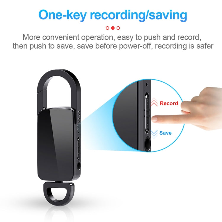S20 16GB Keychain HD Noise Reduction Portable Recording Pen - U-Disk Recorder by buy2fix | Online Shopping UK | buy2fix
