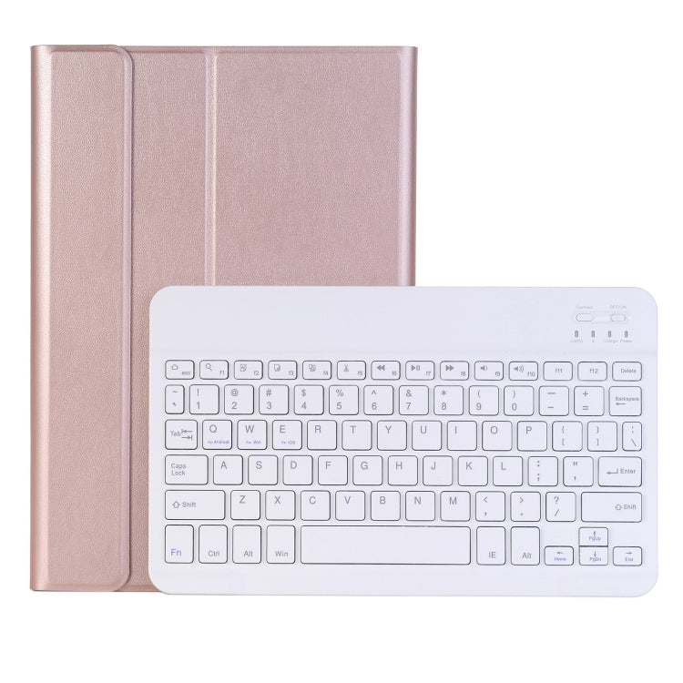 AW11 Detachable Lambskin Texture Ultra-thin TPU Bluetooth Keyboard Leather Tablet Case with Stand For Huawei MatePad 11 2021(Rose Gold) - Huawei Keyboard by buy2fix | Online Shopping UK | buy2fix