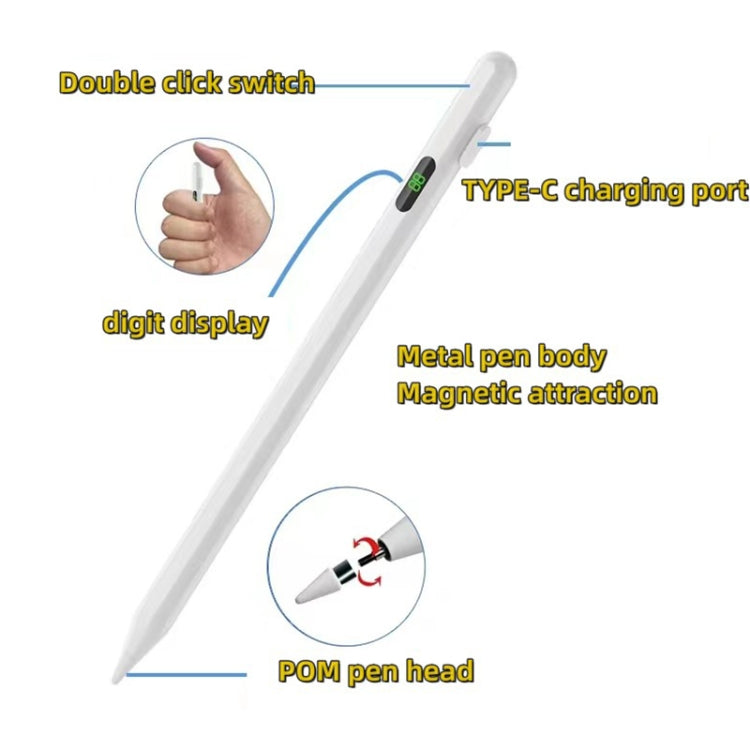 Universal USB-C / Type-C Port Stylus Pen with Digital Display Screen - Stylus Pen by buy2fix | Online Shopping UK | buy2fix