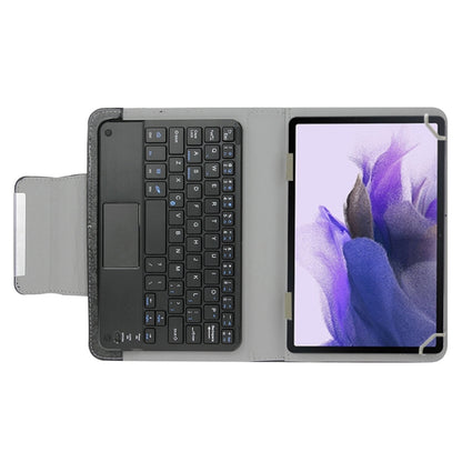 Universal Detachable Magnetic Bluetooth Keyboard Leather Case with Touchpad & Holder for 7 inch IOS & Android & Windows Tablet PC(Black) - Universal Keyboard by buy2fix | Online Shopping UK | buy2fix