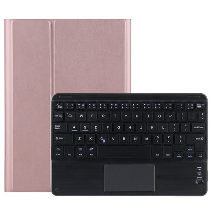 DY-P10-C 2 in 1 Removable Bluetooth Keyboard + Protective Leather Tablet Case with Touchpad & Holder for Lenovo Tab P10 10.1 inch(Rose Gold) - Lenovo Keyboard by buy2fix | Online Shopping UK | buy2fix