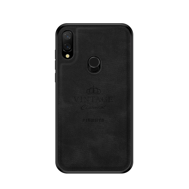 PINWUYO Shockproof Waterproof Full Coverage PC + TPU + Skin Protective Case for Xiaomi Redmi 7 (Black) - Xiaomi Cases by PINWUYO | Online Shopping UK | buy2fix