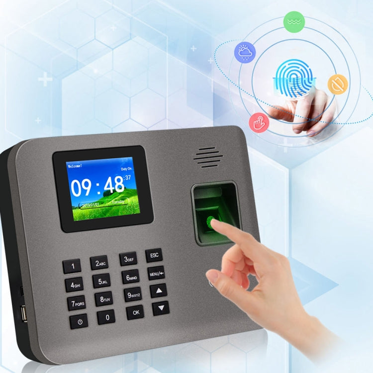 Realand AL321D Fingerprint Time Attendance with 2.4 inch Color Screen & ID Card Function & Battery - Attendance System by Realand | Online Shopping UK | buy2fix