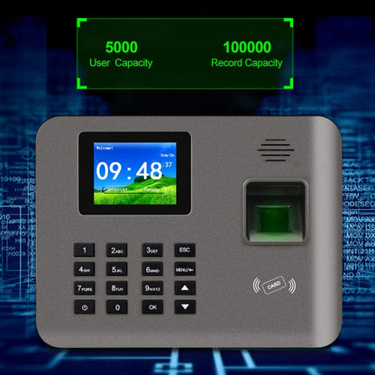 Realand AL321D Fingerprint Time Attendance with 2.4 inch Color Screen & ID Card Function & Battery - Attendance System by Realand | Online Shopping UK | buy2fix