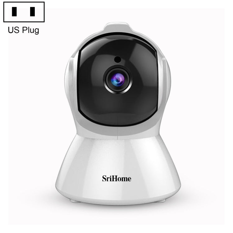 SriHome SH025 2.0 Million Pixels 1080P HD AI Auto-tracking IP Camera, Support Two Way Audio / Motion Tracking / Humanoid Detection / Night Vision / TF Card, US Plug - Security by SriHome | Online Shopping UK | buy2fix