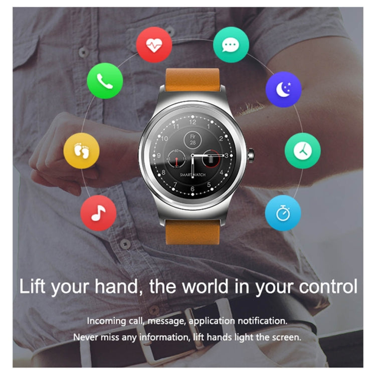 SMA-Round 1.28 inch Color Touch Screen Bluetooth Steel Strap Smart Watch, Waterproof, Support Voice Control / Heart Rate Monitor / Sleep Monitor / Bluetooth Camera, Compatible with Android and iOS System - Smart Wear by buy2fix | Online Shopping UK | buy2fix