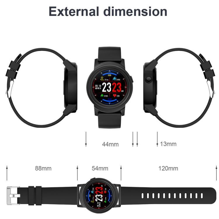 DK02 1.3 inches IPS Color Screen Smart Bracelet IP67 Waterproof, Support Call Reminder /Heart Rate Monitoring /Sleep Monitoring / Sedentary Reminder(Black) - Smart Wear by buy2fix | Online Shopping UK | buy2fix