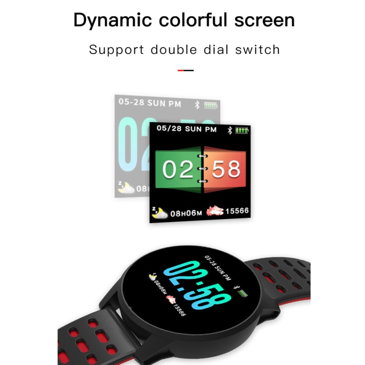 KY108 1.3 inches 240x240 Resolution Smart Bracelet IP67 Waterproof, Support Call Reminder /Heart Rate Monitoring /Sleep Monitoring /Blood Pressure Monitoring /Blood Oxygen Monitoring (Red) - Smart Wear by buy2fix | Online Shopping UK | buy2fix