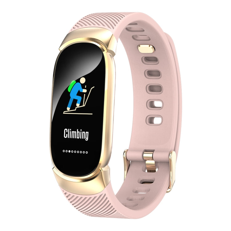 QW16 0.96 inches LCD Color Screen Smart Bracelet IP67 Waterproof, Support Call Reminder /Heart Rate Monitoring /Sleep Monitoring /Sedentary Reminder /Blood Pressure Monitoring (Pink) - Smart Wear by buy2fix | Online Shopping UK | buy2fix