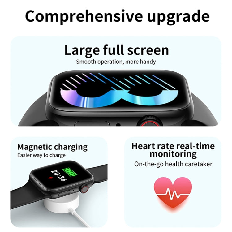 T900 PRO MAX L BIG 1.92 inch Large Screen Waterproof Smart Watch, Support Heart Rate / Blood Pressure / Oxygen / Multiple Sports Modes (Dark Blue) - Smart Wear by buy2fix | Online Shopping UK | buy2fix