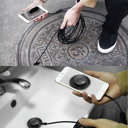 AN97 USB-C / Type-C Endoscope Waterproof IP67 Tube Inspection Camera with 8 LED & USB Adapter, Length: 5m, Lens Diameter: 7mm -  by buy2fix | Online Shopping UK | buy2fix