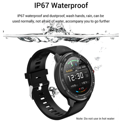 Z06 Fashion Smart Sports Watch, 1.3 inch Full Touch Screen, 5 Dials Change, IP67 Waterproof, Support Heart Rate / Blood Pressure Monitoring / Sleep Monitoring / Sedentary Reminder (Black Red) - Smart Wear by buy2fix | Online Shopping UK | buy2fix