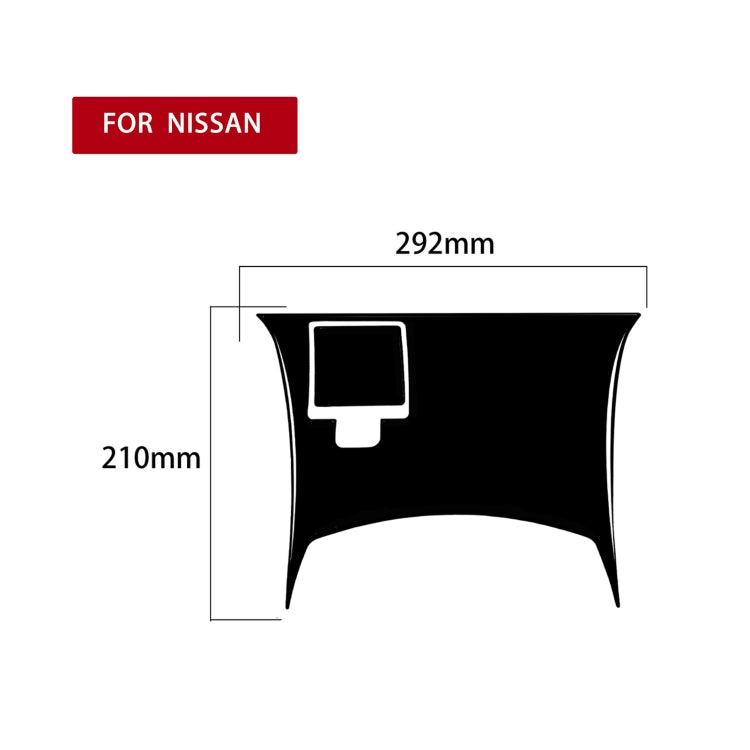 For Nissan 350Z 2003-2005 2pcs Car Rear Of Center Console Decorative Stickers, Left and Right Drive Universal - In Car by buy2fix | Online Shopping UK | buy2fix