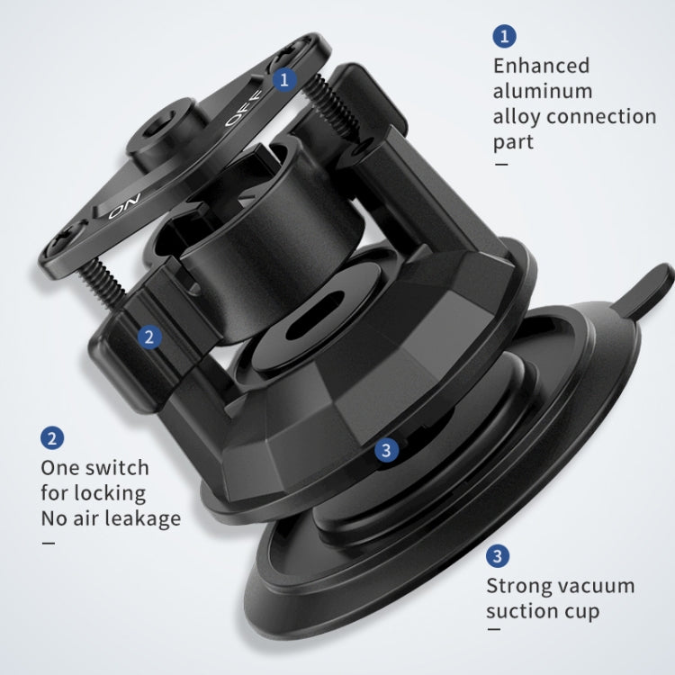 UBA-P1 Car Flexible Tablet Suction Cup Clamp Holder without Remote Control -  by buy2fix | Online Shopping UK | buy2fix