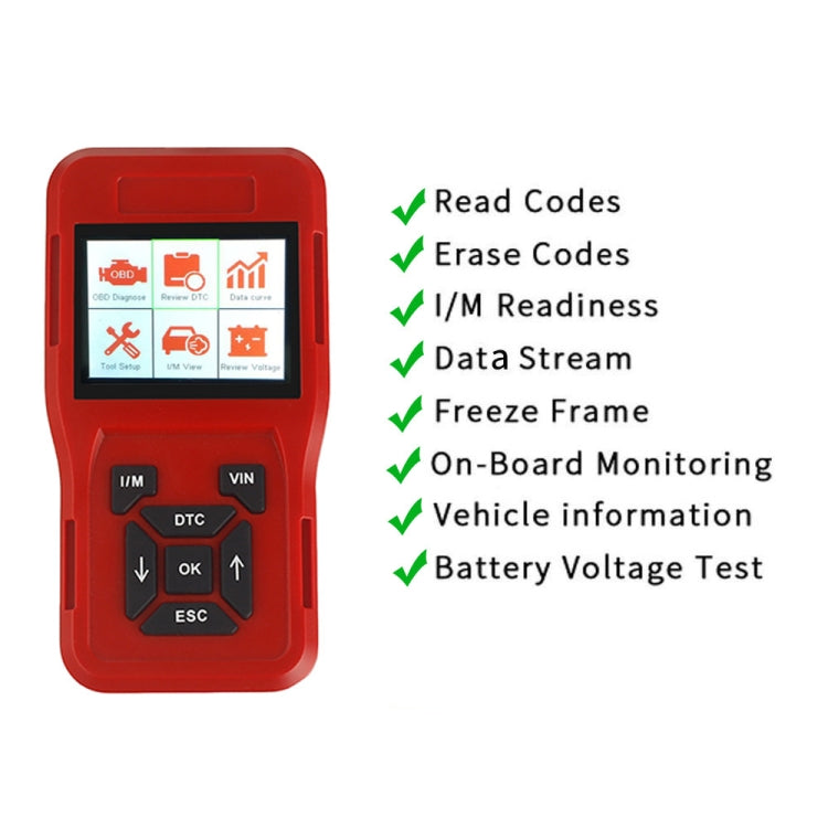 TK209 Car Mini Code Reader OBD2 Fault Detector Diagnostic Tool - Code Readers & Scan Tools by buy2fix | Online Shopping UK | buy2fix
