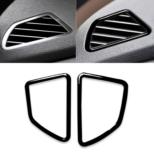 2pcs / Set Car Left Drive Dashboard Air Outlet Frame Decorative Sticker for BMW X5 E70 / X6 E71 2008-2013, Left and Right Drive Universal(Black) - In Car by buy2fix | Online Shopping UK | buy2fix