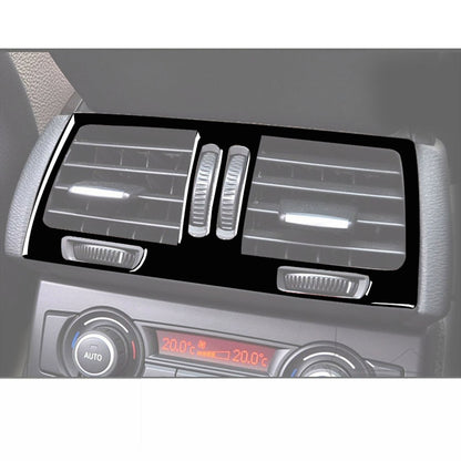 Car Rear Seat Air Vent Type C Decorative Sticker for BMW E70 X5 / E71 X6 2009-2013, Left and Right Drive Universal(Black) - In Car by buy2fix | Online Shopping UK | buy2fix