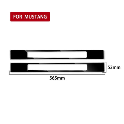 For Ford Mustang 2015-2020 Car Threshold Decorative Sticker, Left and Right Drive Universal (Black) - In Car by buy2fix | Online Shopping UK | buy2fix