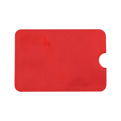 100pcs Aluminum Foil RFID Blocking Credit Card ID Bank Card Case Card Holder Cover, Size: 9 x 6.3cm (Red) - Antimagnetic RFID Package by buy2fix | Online Shopping UK | buy2fix