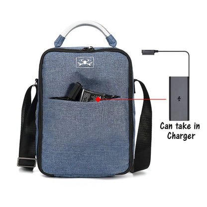 Shockproof Waterproof Single Shoulder Storage Travel Carrying Cover Case Box  for DJI Mavic 2 Pro / Zoom and Accessories(Blue) - DJI & GoPro Accessories by buy2fix | Online Shopping UK | buy2fix