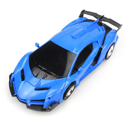 1023 4 Channels Remotely Deformed Car Toy Car(Blue) - RC Cars by buy2fix | Online Shopping UK | buy2fix