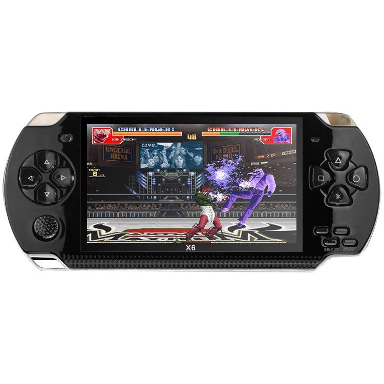 X6 4.3 inch Screen Retro Portable Game Console with 3MP Camera, Built-in 10000 Games, Supports E-book / Recording / Music Playing / Video Playing(Black) - Pocket Console by buy2fix | Online Shopping UK | buy2fix