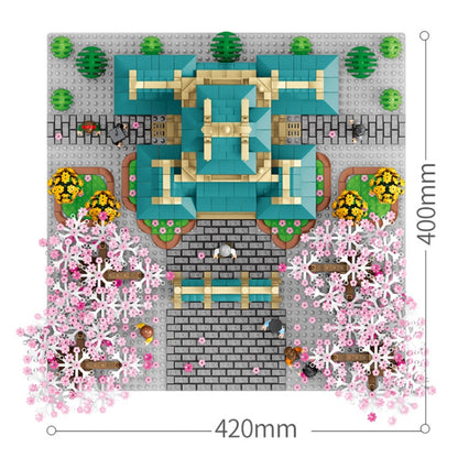 SEMBO 601079 Cherry Blossom Series Puzzle Assembled Toy Small Particle Building Blocks - Building Blocks by buy2fix | Online Shopping UK | buy2fix