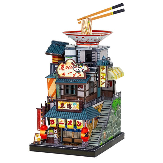 3D Metal Assembled Model Creative DIY Handmade Art House, Style: Noodle Shop - DIY Developmental Toys by buy2fix | Online Shopping UK | buy2fix