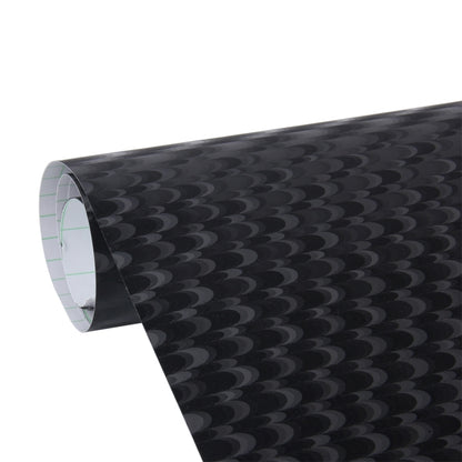 1.52m × 0.5m Car Peacock Texture Wrapping Auto Vehicle Change Color Sticker Roll Motorcycle Decal Sheet Tint Vinyl Air Bubble Free(Black) - Auto Film by buy2fix | Online Shopping UK | buy2fix