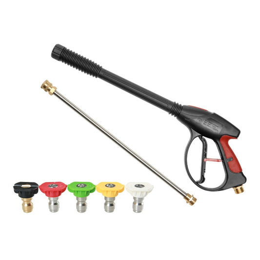High Pressure Car Wash Gun Water Spray Jet Lance with 5 Nozzles - Car Washer & Accessories by buy2fix | Online Shopping UK | buy2fix