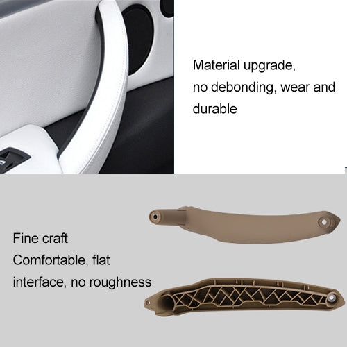 Car Interior Right Handle Inner Door Armrest Panel Pull 51416969402 for BMW X5 / X6, Left Drive(Grey) - In Car by buy2fix | Online Shopping UK | buy2fix