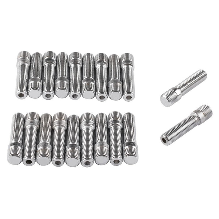 20 PCS 5.8cm Universal Car Modification Extended Wheels Stud Conversion M14x1.5 to M12x1.5 Screw Adapter LN032 LN033 LN044 - In Car by buy2fix | Online Shopping UK | buy2fix