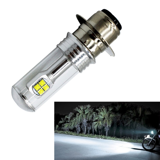 Motorcycle Headlights 750LM 6000K White H6M/P15D 40W 8-LED Bulbs, DC 12-24V - Headlights by buy2fix | Online Shopping UK | buy2fix