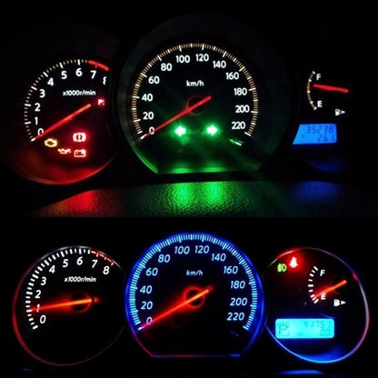 10 PCS 0.4W B8.5 Wedge Instrument Panel COB LED Light Dashboard Gauge Cluster Indicator Lamp Bulb (White Light) - Instrument Lights by buy2fix | Online Shopping UK | buy2fix