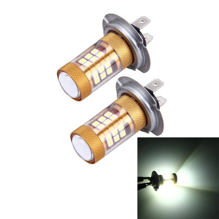 2 PCS H7 15W 1300 LM 6500K 28 SMD-3030 LEDs Car Fog Lights, DC 12V(White Light) - Fog / Driving Lights by buy2fix | Online Shopping UK | buy2fix