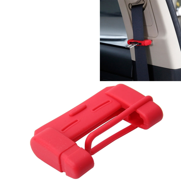 Universal Adjustable Car Seat Belt Buckle Plug Protective Cover Case(Red) - Seat Belts & Padding by buy2fix | Online Shopping UK | buy2fix