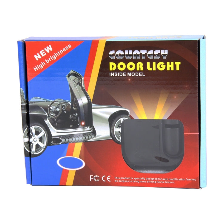 2 PCS LED Ghost Shadow Light, Car Door LED Laser Welcome Decorative Light, Display Logo for Renault Car Brand(Black) - Door Lights by buy2fix | Online Shopping UK | buy2fix