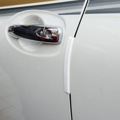 FR JG-031 8 PCS Rubber Car Side Door Edge Protection Guards Cover Trims Stickers(White) - Anti Collision Sticker by buy2fix | Online Shopping UK | buy2fix